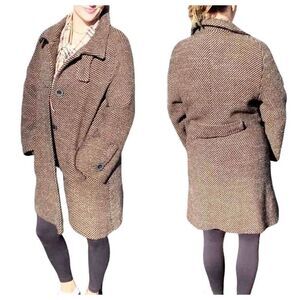 Vintage Zenobia Wool Long Peacoat